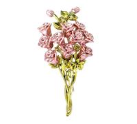 Broche versátil de ramo de rosas diseñado para mujeres modernas que buscan sencillez y elegancia en sus accesorios, pin floral hecho a mano, talla única, como se describe