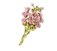 Broche versátil de ramo de rosas diseñado para mujeres modernas que buscan sencillez y elegancia en sus accesorios, pin ligero de moda