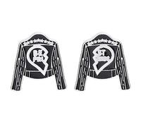 Broches 2 piezas Fashion English Letter Best Friends Pin Pin Pin Ropa Joyería Muy Práctico y Popular Durable Diseño