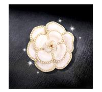 Broches, Alfileres y broche de mujer, broches de diamantes de imitación de cristal y flores esmaltados vintage, broches de perlas grandes for mujer