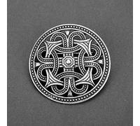 Broches, Broche Outlander, broche de alfiler for falda escocesa con nudo celta de cardo, broches de flores nacionales escoceses, joyería nórdica vikinga for hombres y mujeres