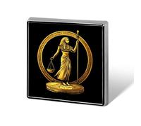 Broches con monedas de faraón dorado del antiguo Egipto, alfileres cuadrados para solapa de cuello, regalos para mujeres y hombres.