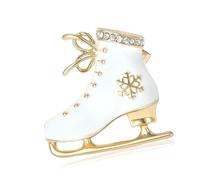Broches creativos para zapatos de esquí y patinaje sobre hielo, agujas de aleación unisex para ropa informal de invierno, accesorios de fiesta, broche de aleación, Einheitsgröße, como se describe