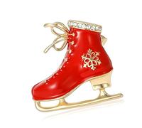 Broches de aleación unisex creativos para esquí, patinaje sobre hielo, para uso casual, invierno, accesorios de fiesta, broche deportivo, patinaje, patinaje deportivo, One Size, como se describe