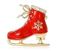 Broches de aleación unisex creativos para esquí, patinaje sobre hielo, para uso casual, invierno, accesorios de fiesta, broche deportivo, patinaje, patinaje deportivo, One Size, como se describe