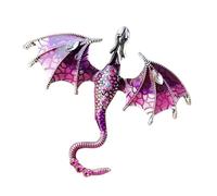 Broches de animales para mujeres - broches de animales ornamentales, alfileres de vida silvestre de moda | Pon de bolsas de broche de esmalte de dragón animal, pasaje de de alas de dragón de