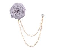 Broches de boda para novios de tela, diseño de flores de rosa, broche de solapa bien diseñado, broche de moda, broche de boda para hombre, traje de flores, pin de solapa para hombres, trajes de novio