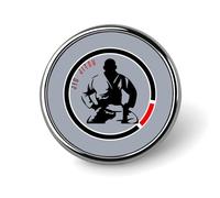 Broches de botón de Jiu Jitsu, alfileres, insignias redondas, decoración con gráfico para sombreros, ropa y bolsos.