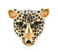 Broches de cabeza de leopardo para mujer, unisex, para fiestas de animales, estilo casual, Piedra Vidrio Piedra Esmaltado cristal, No es una piedra preciosa