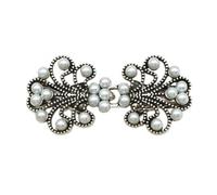 Broches de chal con diamantes de imitación y boca de pato para ropa, cárdigans, hebillas de conexión, cárdigan, bufanda, decoración, Style C, Acero inoxidable