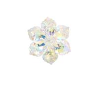 Broches de flores de cristal brillante for mujer, alfileres botánicos con diamantes de imitación, mochila for fiesta y banquete, accesorios de joyería para vestidos, bufandas(Color1)