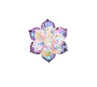 Broches de flores de cristal brillante for mujer, alfileres botánicos con diamantes de imitación, mochila for fiesta y banquete, accesorios de joyería para vestidos, bufandas(Color7)