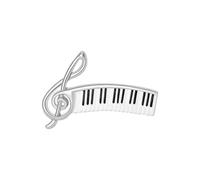 Broches de instrumentos musicales para amantes del piano, pianista, delicada nota musical, pin de solapa, regalo para pianistas, profesores, estudiantes, alfileres de graduación, decoración de