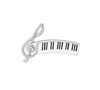 Broches de instrumentos musicales para amantes del piano, pianista, delicada nota musical, pin de solapa, regalo para pianistas, profesores, estudiantes, alfileres de graduación, decoración de