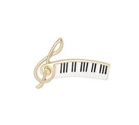 Broches de instrumentos musicales para amantes del piano, pianista, delicada nota musical, pin de solapa, regalo para pianistas, profesores, estudiantes, alfileres de graduación, decoración de