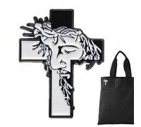 Broches De Jesús: Alfileres De Mochila, Alfileres De Solapa, Accesorios Religiosos, Diseño De Metal Elegante, Acabado De Esmalte Duradero, Ligera De Diseño Impresionante | Broches Para Bolsas