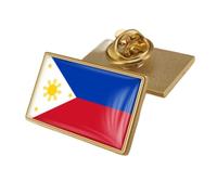 Broches De La Bandera De Filipinas Brazalete Con Insignia De Solapa De Esmalte Nacional - Pin De Solapa Broche Con Insignia De Pin De La Bandera De Filipinas, Pin De Solapa Con Insignia Patriótica P