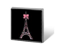 Broches de la Torre Eiffel de París, Francia, insignias cuadradas para cuello y solapa para mujeres y hombres.