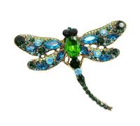 Broches de libélula para mujer, broche grande de insectos, accesorios de vestir y abrigo, Metal Acero aleado Acrílico, No es una piedra preciosa