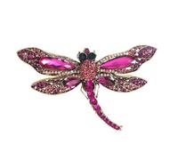 Broches de libélula para mujeres y hombres, insignias de insectos, prendedores de ropa, Acrílico Vidrio Acrílico Esmaltado cristal, No es una piedra preciosa