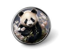 Broches de metal redondos para solapa, broches de moda con forma de flor de la Torre Eiffel de París, insignias de botones para ropa