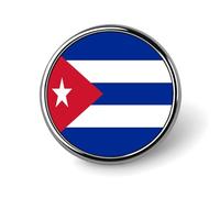 Broches De Moda Novedosos De La República De Cuba Pin Con Bandera Étnica De Países Del Mundo Pin De Hip Hop Broche Botón Insignia Para Mujeres Y Hombres Dijes Joyería Ropa Bolsos Accesorios