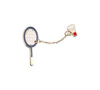 Broches De Pelotas Deportivas Alfileres De Solapa Para Camisa Con Cadena Broche De Bádminton Pingpong Joyería Joyería De Solapa De Bádminton Pingpong Pelotas Deportivas De Dibujos Animados