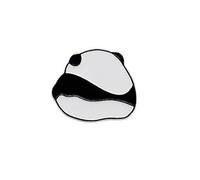 Broches de plata para mujer, broche de panda de viento chino del Reino Unido, lindo pin de metal japonés, insignia de dibujos animados, accesorios de personalidad de moda, clips de botón, insignias