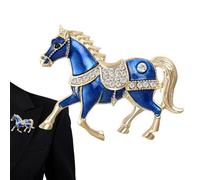 Broches De Pony - Alfileres De Caballo Vintage, Alfileres De Caballo De Pedrería, Accesorio De Ropa Vintage | Broche De Animales Con Diamantes De Imitación Para Hombres, Mujeres, Niños, Jóvenes,