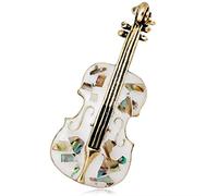 Broches de violín Pins Antique Women Musical Instrument Music Brooch Broche Gift