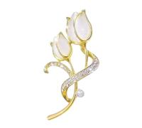 Broches E Imperdibles Para Mujer Broche Elegante De Tulipanes Para Mujer