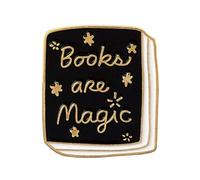 Broches esmaltados con texto en inglés "Just One More Page Book" de erizo, insignias para chaquetas, camisas, bolsos, decoración útil