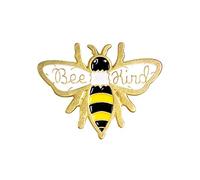 Broches esmaltados de abejas Bee Mom & Amp; Save the Bees Broches de babero que recogen flores de Mie