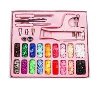 Broches multifunción y 3 tipos de alicates de reemplazo Juego de alicates T5 / Botones metálicos para coser y amp; Elaboración de ropa Family Tailor-Estados Unidos, A