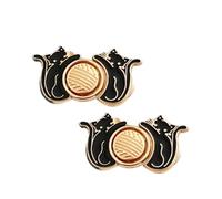 Broches para botones de jeans anchos, vidas para pantalones - Regulador de cintura de jeans de 2 pares - Tensor de botones ajustable para pantalones, hebillas de tensor de cintura desmontables dec