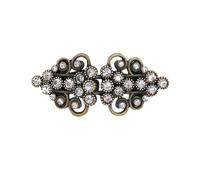 Broches para cárdigans de mujer, Broche for cárdigan, 2 uds., plata antigua, oro, cobre antiguo(6)