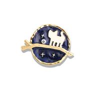 Broches para faldas, suéteres, bufandas, solapas, sombreros, ramillete, broche de gato, broche de dibujos animados, animal, aceite que gotea, ramillete, ancho 39 mm x alto 31 mm