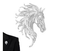 Broches Para Mujer,Diseño De Cabeza De Caballo,Broche Para Ropa | Para Hombres Mujeres Niños Jóvenes Adolescentes Esposa Hijo Hijo Hija Familia Y Amigos, Se référer au descriptif, Zinc