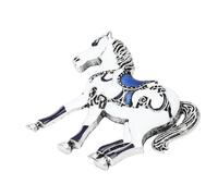 Broches para mujer, ramillete de caballo de metal a la - Pin de cuello | para mujeres y hombres, ropa de solapa, suéter, chal, bufanda, abrigo, camisa, de boda, Refer to description, Zinc
