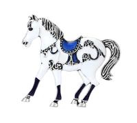 Broches Para Mujeres - De Caballo De Metal Unisex | Broche Para Capa,Para Mujeres Y Hombres En Solapa Vestido Ropa Suéter Chal Bufanda Abrigo Camisa Boda, Se référer au descriptif, Zinc