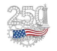 Broches Patrióticos Bandera Americana | Patriótica Americana Con Rhinestone Brillante,Broches Insignias Conmemorativas, Decorativas,Para Hombres Y Mujeres, Trajes, Chaquetas, Bolsas, Se référer à