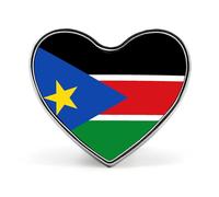 Broches Y Alfileres Con La Bandera De La República De Sudán Del Sur Botones Vintage Alfileres Joyería Patriótica Creativa Novedosa Insignias Para El Día Del Padre Negocios Bodas Y Aniversarios