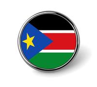 Broches Y Alfileres Con La Bandera De La República De Sudán Del Sur Botones Vintage Alfileres Joyería Patriótica Creativa Novedosa Insignias Para El Día Del Padre Negocios Bodas Y Aniversarios