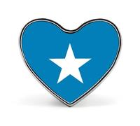 Broches Y Alfileres Con La Bandera De República Federal De Somalia Elegantes Botones Con Forma De Cuadrados Circulares O De Corazón Insignias Joyas Patrióticas Vintage Ropa Bufandas Accesorios Regalo