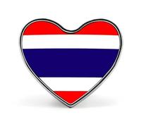 Broches Y Alfileres De La Bandera Del Reino De Tailandia Botones Étnicos Vintage Alfileres Joyería Patriótica Creativa Novedosa Insignias Regalos Para El Día Del Padre Negocios Bodas Y Aniversarios