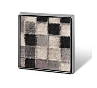 Broches y alfileres de tela deshilachada con textura de tablero de ajedrez unisex, cuadrados, ligeros, para solapa, joyería para ropa, chal, sombrero
