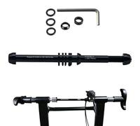 Brocheta de entrenamiento de bicicleta a través del eje - Eje de repuesto para entrenador de rueda de , multifuncional, suministros de conducción resistentes para actividades al aire libre