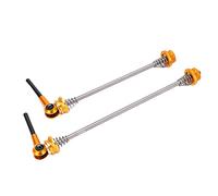 Brocheta de entrenamiento para coche plegable de carretera, peso ligero, alta resistencia, antideslizante, bloqueo de liberación rápida, ahorro de esfuerzo, 2 uds. (Oro)
