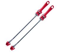 Brocheta de liberación rápida - 1 par de barras de cubo de rueda de bicicleta de montaña | Piezas de repuesto de aleación de aluminio de alta resistencia | Ejes de liberación rápida para mantenimiento