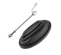 Brocheta de liberación rápida y bloque elevador de rueda delantera para entrenador de bicicleta, pincho turbo de liberación rápida para entrenamiento de ciclismo en interiores (liberación rápida y